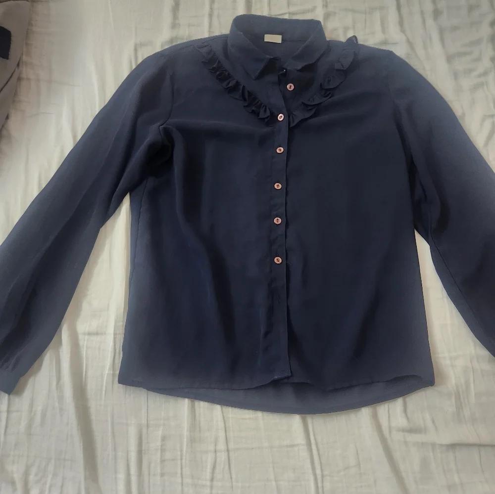 Blue button down - Picture 1 of 3